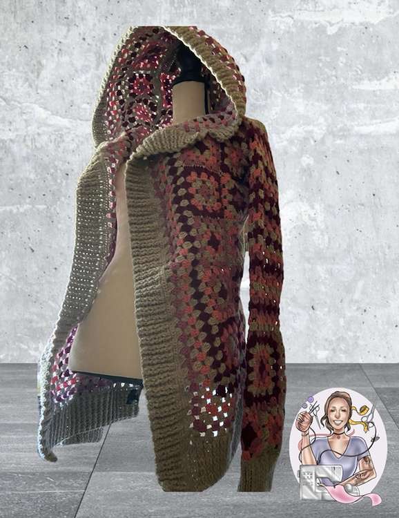 gilet-capuche-rose-multi-tricote-1